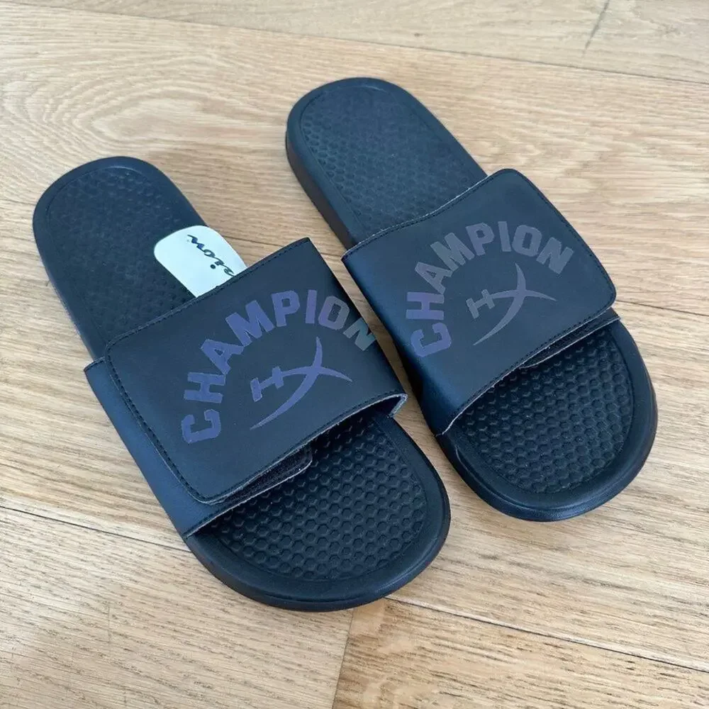 Champion Mens Slides in Black